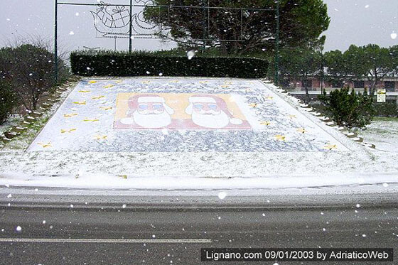 Lignano con la neve